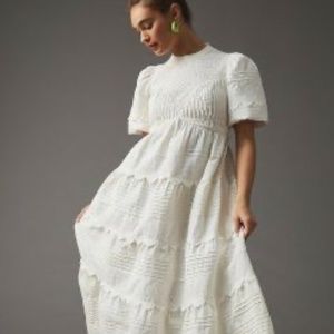 FOREVER THAT GIRL TIERED EYELET DRESS